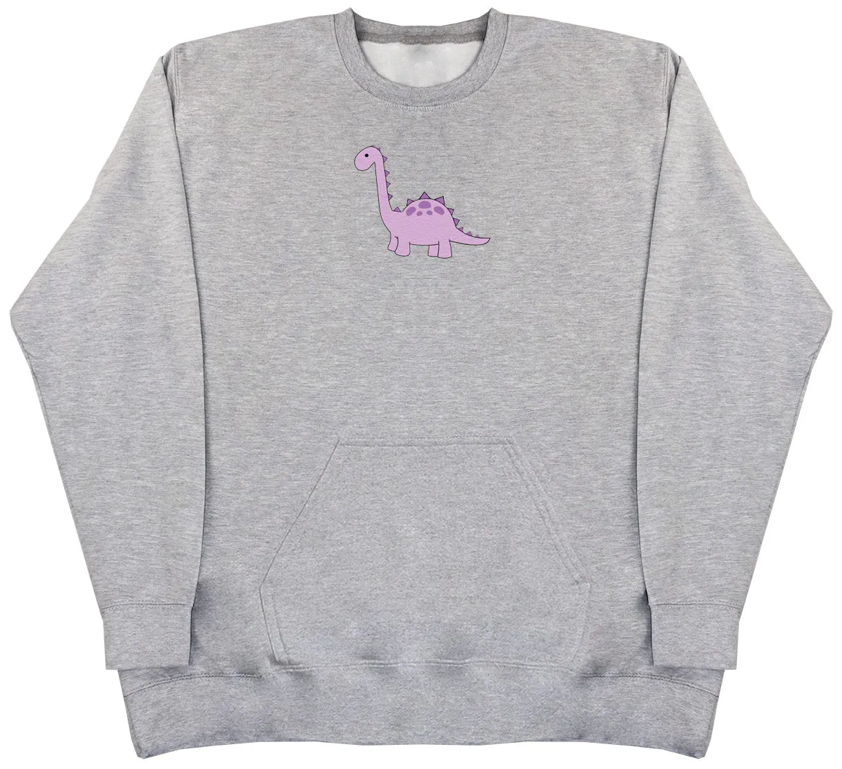 Purple Dino - Huge Oversized Hoodless Hoodie