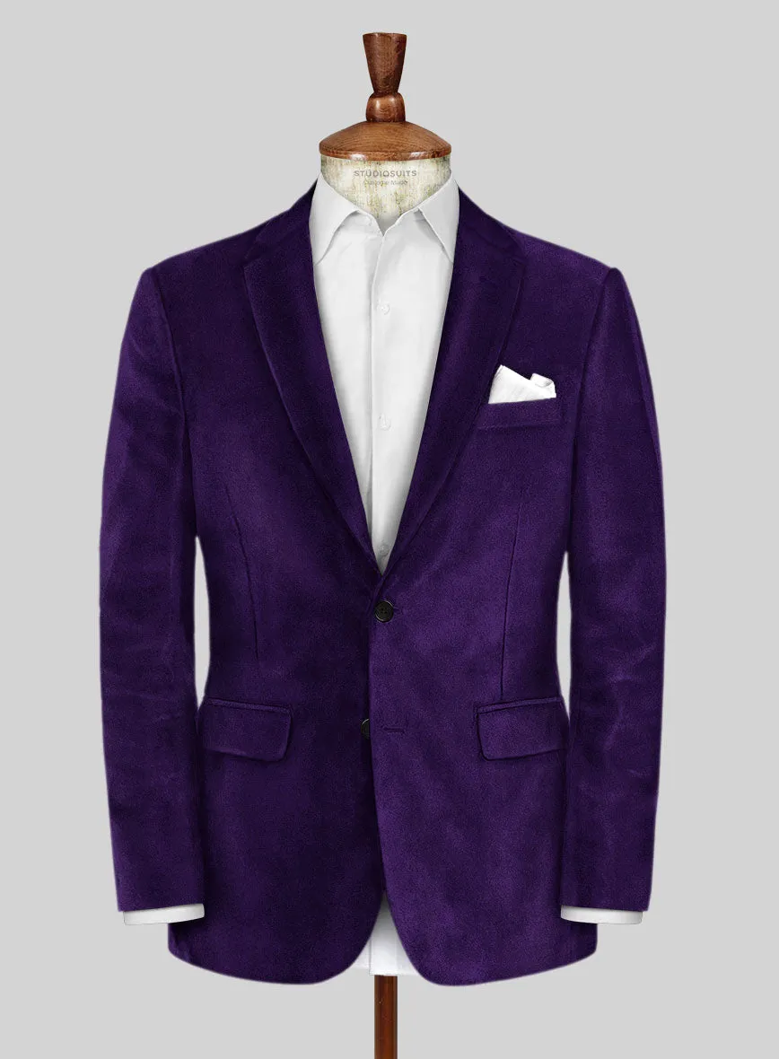 Purple Velvet Jacket