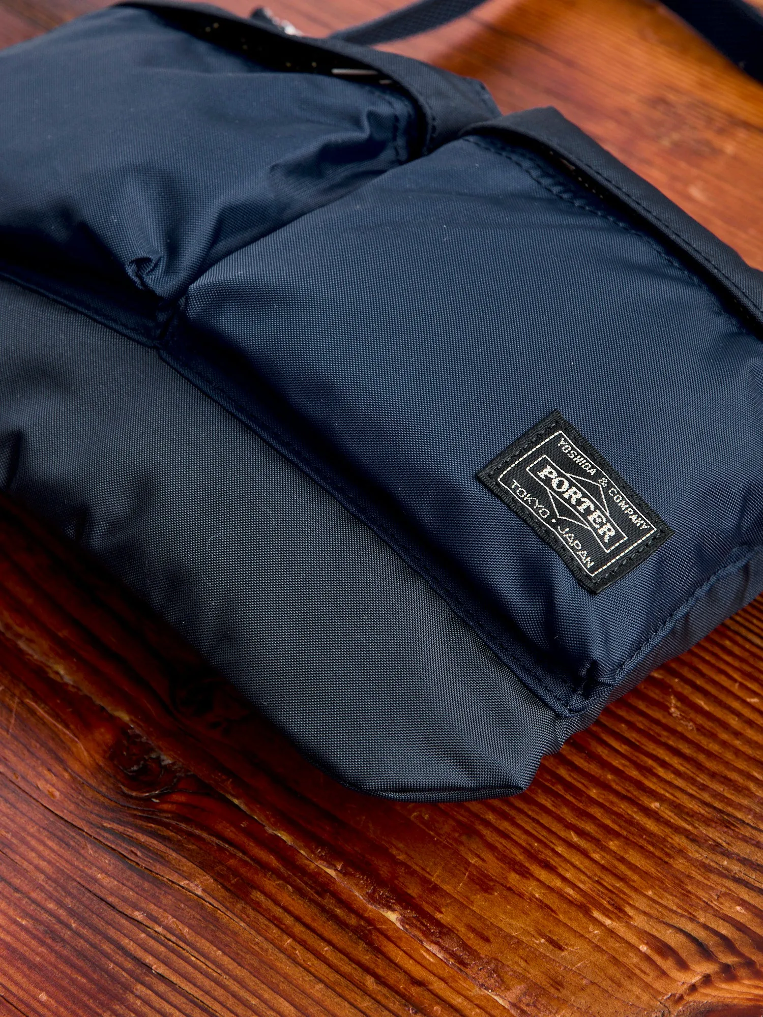 "Force" Shoulder Bag in Navy