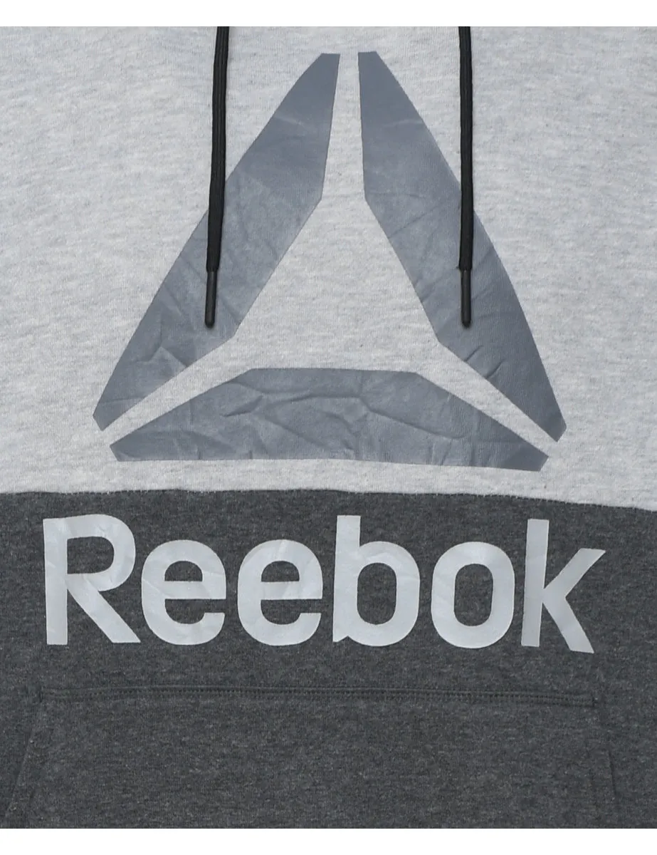 Reebok Light Grey Hoodie - L