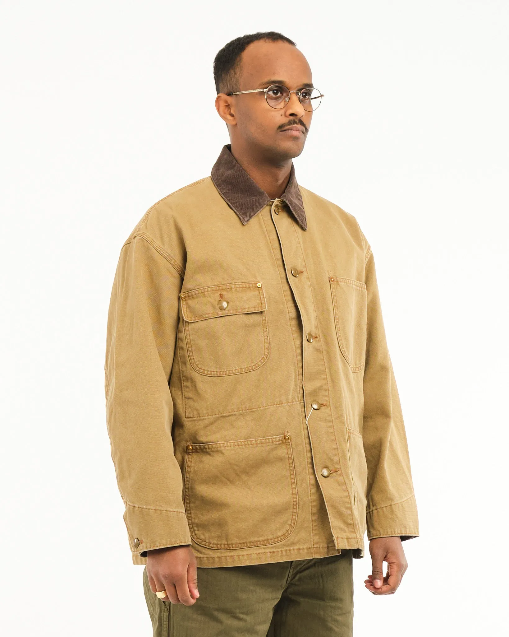 RELAX FIT COVERALL BROWN