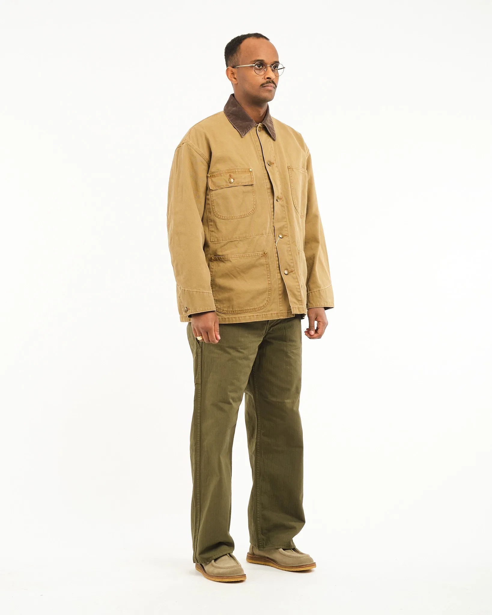 RELAX FIT COVERALL BROWN