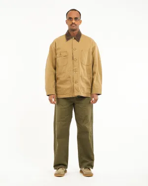 RELAX FIT COVERALL BROWN