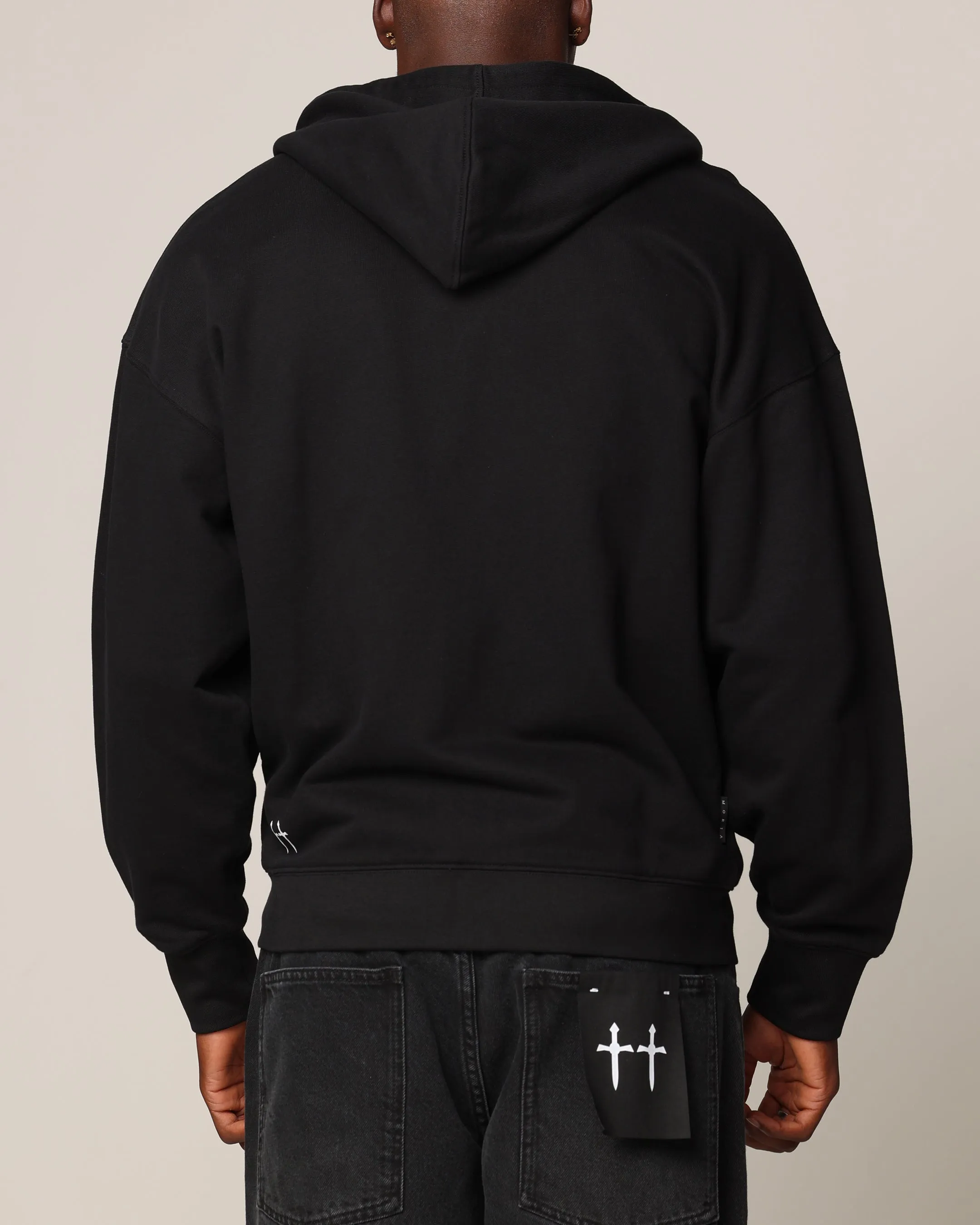 Saint Morta Hellfire Zip Hoodie Black