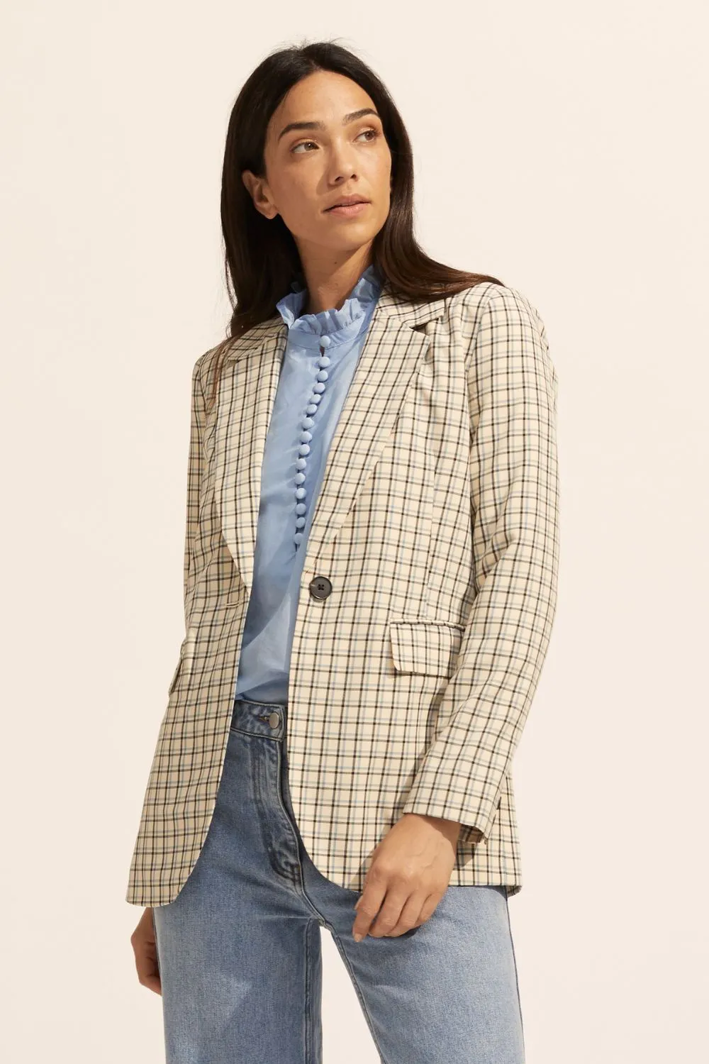 scout jacket - blue check