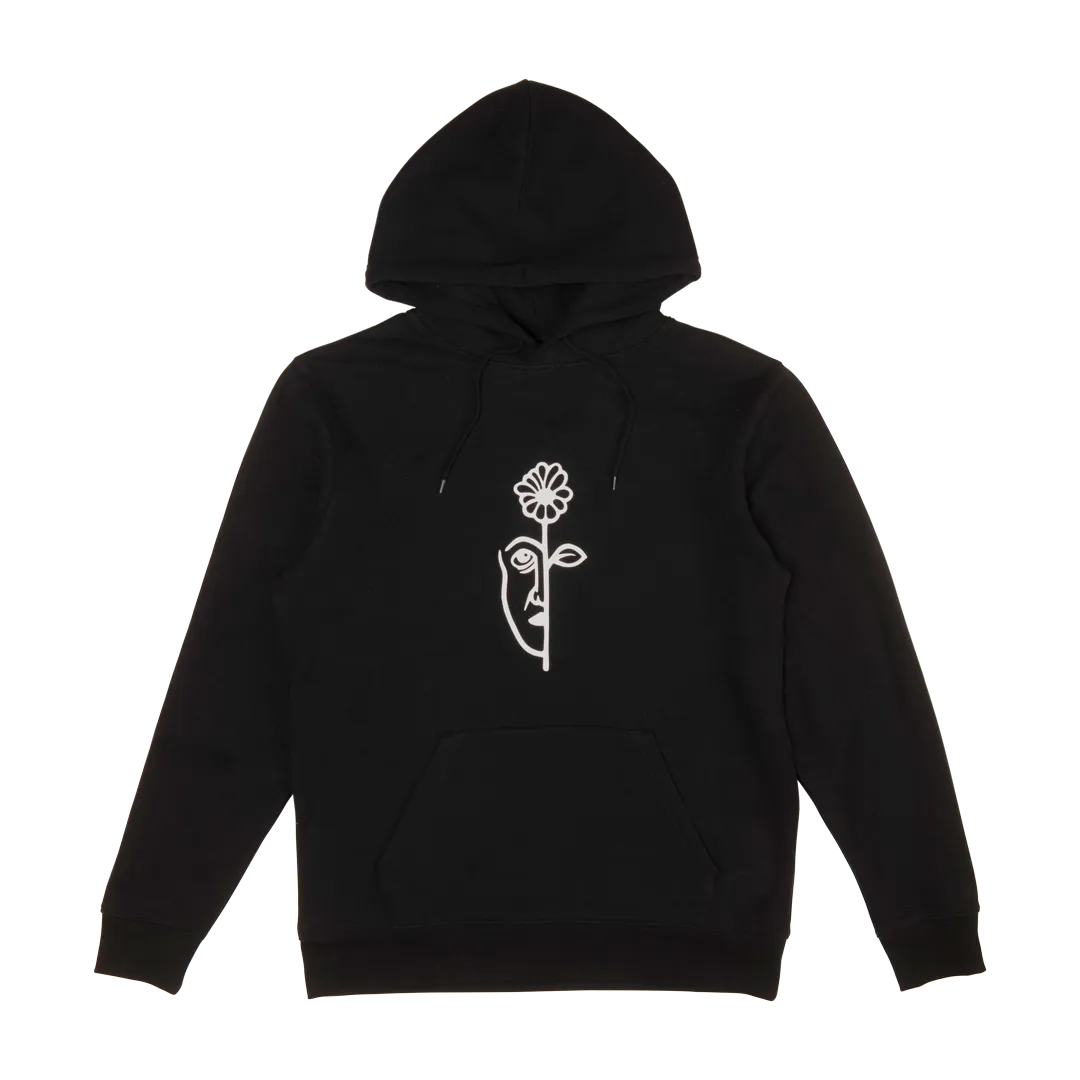 Split Hoodie Black