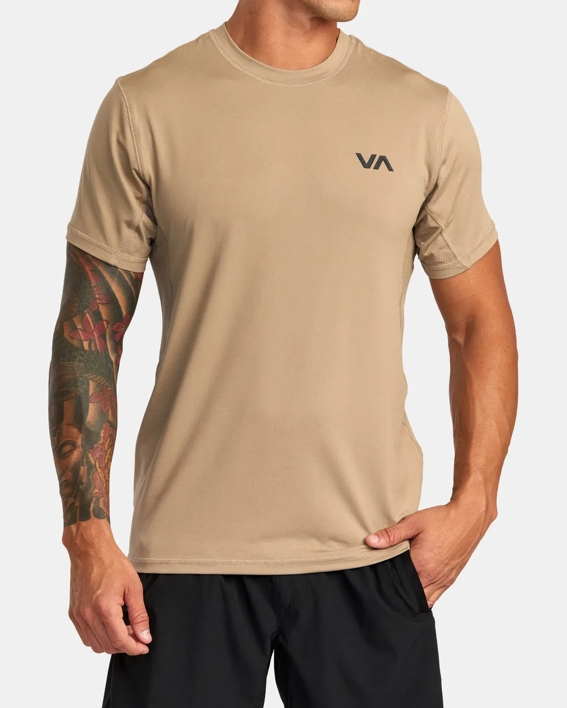 Sport Vent Performance Tee - Dark Khaki