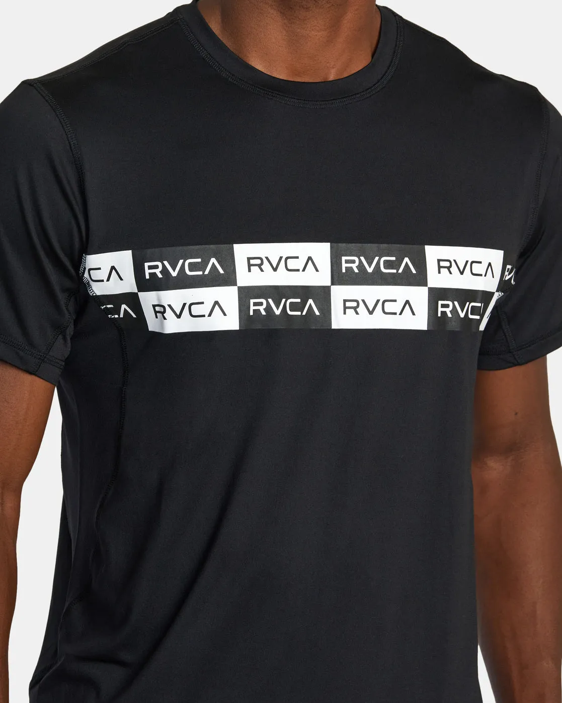 Sport Vent Performance Tee - White/Black