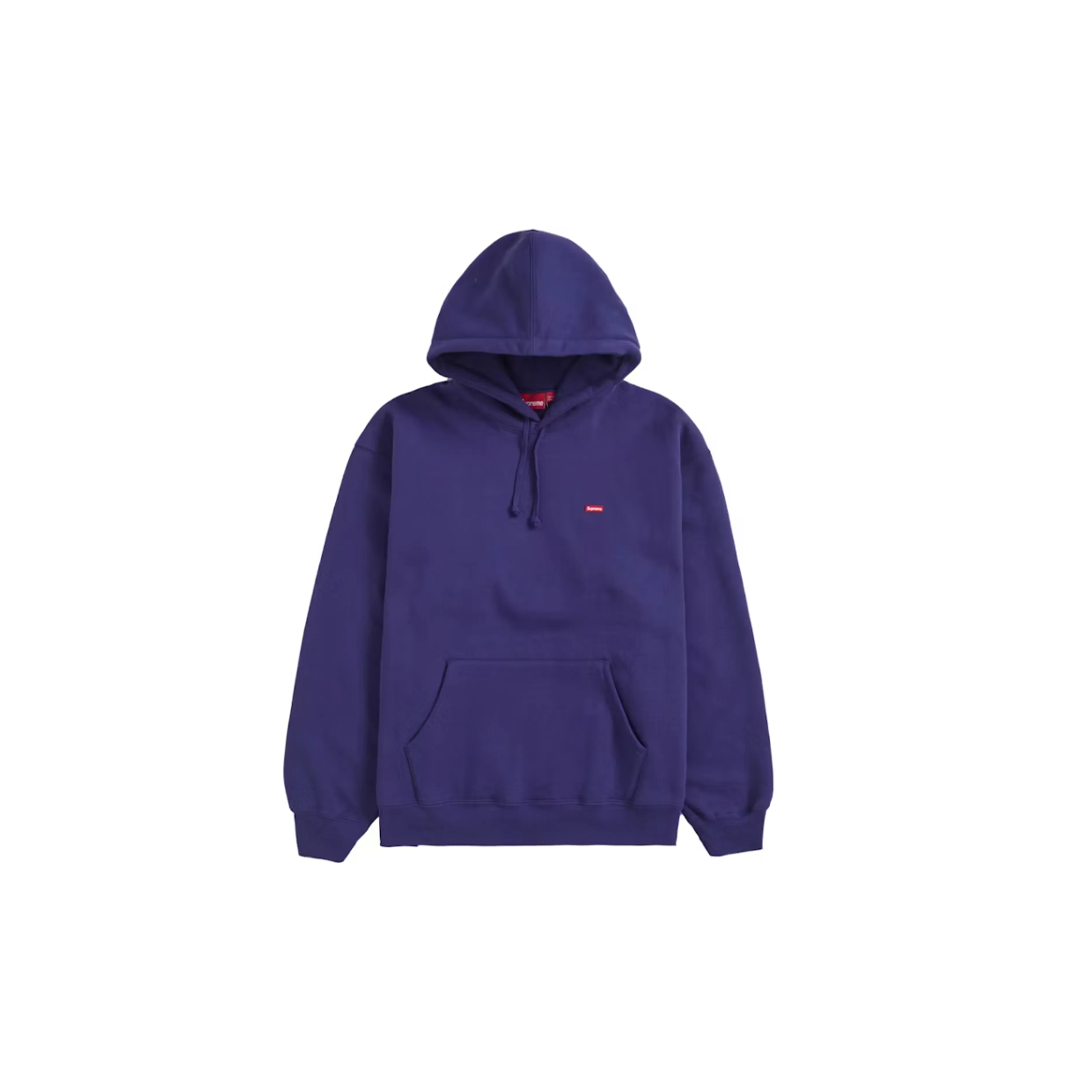 Supreme Small Box hooded Sweatshirt SS24 Washed Navy