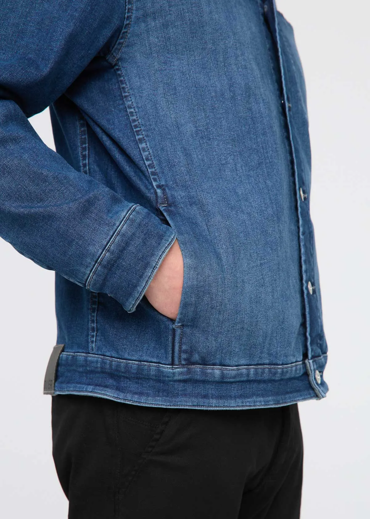 Tech Fleece Denim Jacket - Classic Indigo