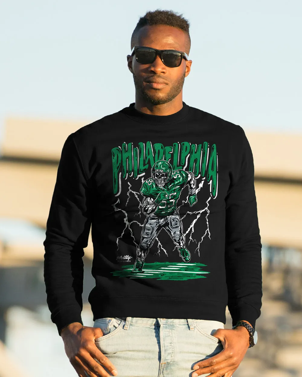 The Veteran Skelly Heavyweight Crewneck Sweatshirt