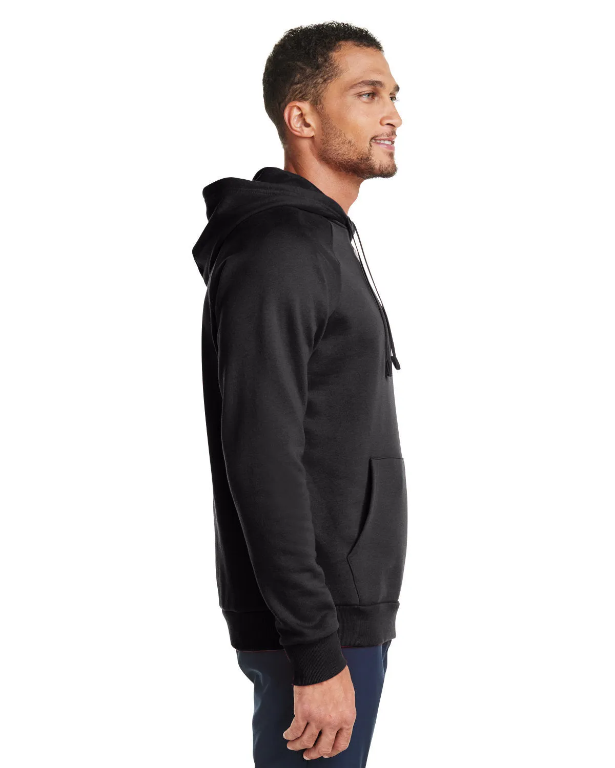 Under Armour Mens Rival Fleece Hooded Custom Sweatshirts, Black