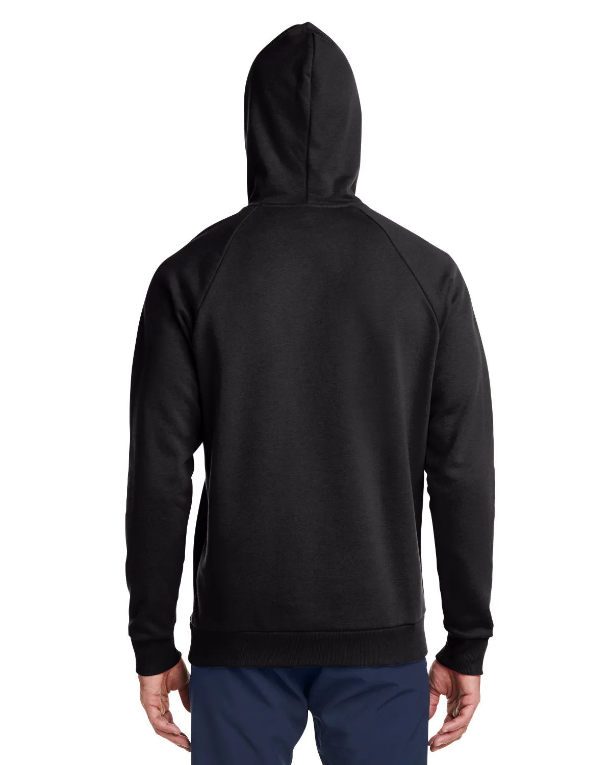 Under Armour Mens Rival Fleece Hooded Custom Sweatshirts, Black