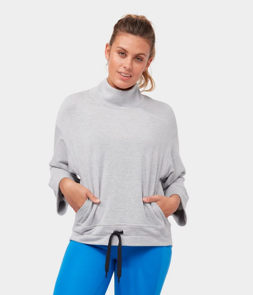 Upward Mockneck Pullover