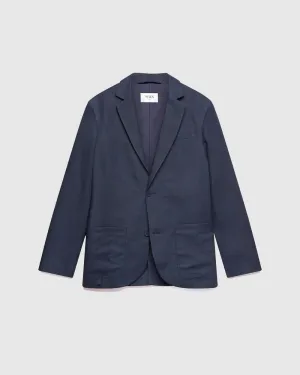 WAX LONDON FINTRY LINEN BLAZER  - MIDNIGHT