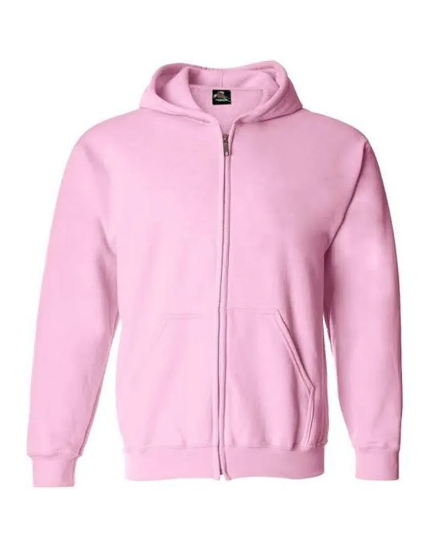 Zipper Hoodie in Pink